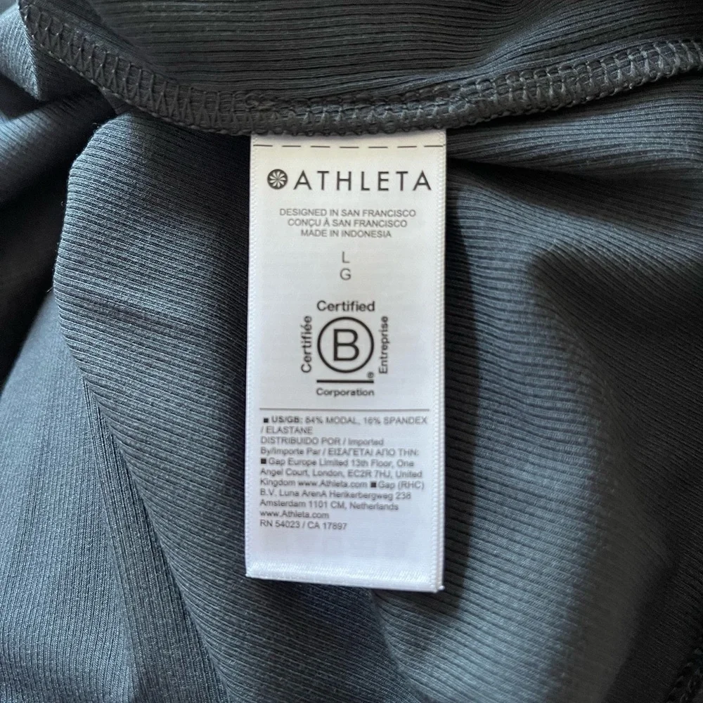 ATHLETA Signature Rib Square Neck Top NWT - Picture 8 of 10